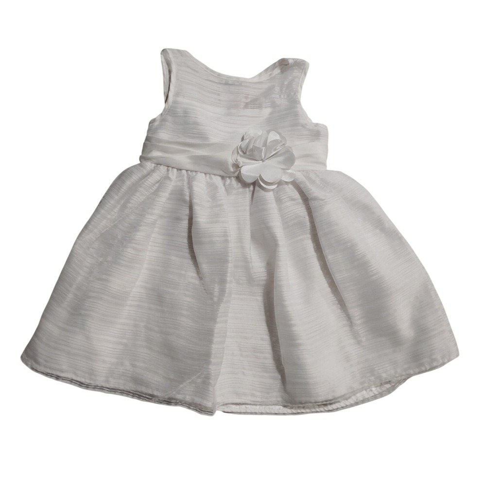 Youngland Toddler Girls White Flower Girl Dress 2T Baptism Christening Formal
